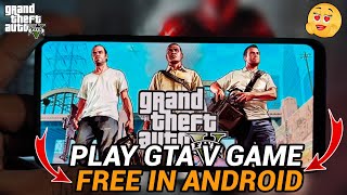 HOW TO DOWNLOAD AND PLAY GTA V GAME ON ANDROID 2024 HINDI [upl. by Brahear]