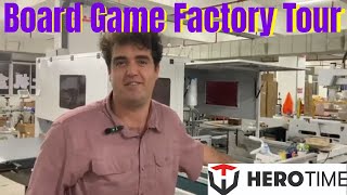 Board Game Factory Tour With Hersh from Hero Time [upl. by Teryn]