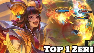 Wild Rift Zeri  Top 1 Zeri Gameplay Rank Master [upl. by Ahsemrak574]