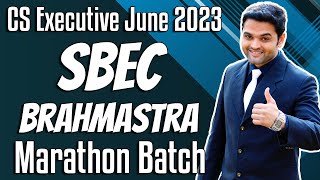 FREE CS Executive Online Classes  SBEC  Marathon Revision Batch  Chapter 19 and 20 [upl. by Ike]