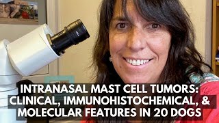 Intranasal mast cell tumors Clinical immunohistochemical and molecular features in 20 dogs [upl. by Ashok656]