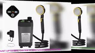 Camping Shower Pump RV Outdoor Shower Kit Camp Shower wFull Screen In Review [upl. by Arev]