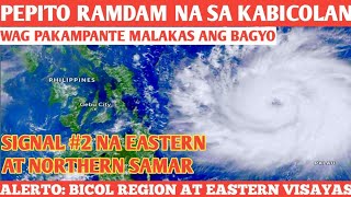 ALERTO BICOL at EV SUPER BAGYONG quotPepitoPHquot RAMDAM NA⚠️LANDFALL BICOL amp EV⚠️FORECAST 111524 [upl. by Siesser]