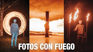 🔥 5 IDEAS PARA HACER FOTOS INCREIBLES CON FUEGO 🔥  COMO HACER FOTOS CON FUEGO  SESION DE FOTOS [upl. by Gill]