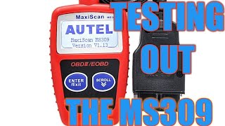 MAXISCAN MS309 OBD2 CODE READER pt2 UPDATE autel car what it dose how to use it [upl. by Ibib793]