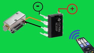 New İdea  Remote control with 555 timer IC [upl. by Ecyle33]