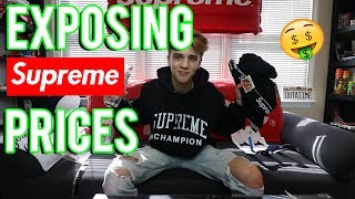 EXPOSING SUPREME PRICES buying supreme is stupid [upl. by Shandeigh]