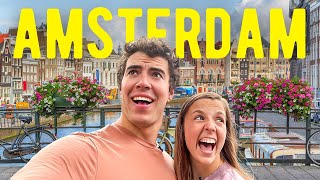 First Time in the NETHERLANDS 🇳🇱 Exploring Amsterdam [upl. by Dragon946]