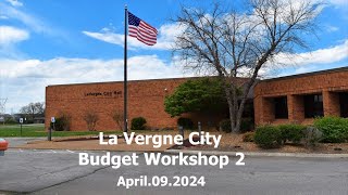 La Vergne City Budget Workshop Session 2  4092024 [upl. by Ainos76]