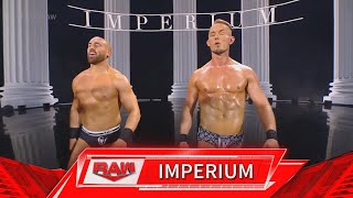 Imperium Entrance  WWE Monday Night Raw December 04 2023 [upl. by Awahsoj]