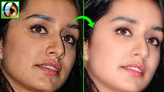 High End Skin Retouching in Photoshop I Face Smooth in Photoshop I HighEnd Skin Softening Tutorial [upl. by Artus]