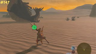 The Legend of Zelda Breath of the Wild 100 147  Twin Molduga Tango [upl. by Synn]