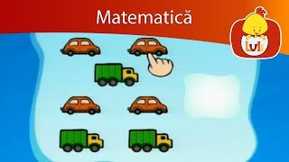 Matematică  Numărare obiecte 7 vehicule pentru copii [upl. by Hasan]