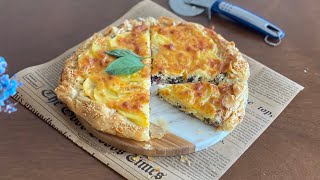 Recette rapide de Tarte croustillante au épinard en 10 min [upl. by Allemat]