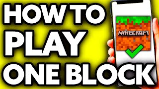 How To Play One Block in Minecraft TLauncher Multiplayer EASY [upl. by Gelhar]