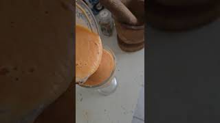 Papaye boisson fait maison peachy4325 youtuber youtube [upl. by Dory]