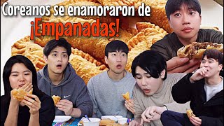 COREANOS REACCIONAN A EMPANADAS POR PRIMERA VEZ Pandita Chan [upl. by Pachston112]