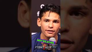 Ryan Garcia on “MAYWEATHER” PHILLY SHELL defence vs Oscar Duarte reveals Derrick James advice [upl. by Ykcor86]