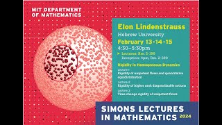 Elon Lindenstrauss  Time change rigidity of unipotent flows Simons Lecture Day 3 [upl. by Nais]