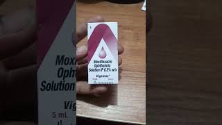 VIGAMOX EYE DROP  MOXIFLOXACIN  EYE DROP  MEDICINE [upl. by Franky]