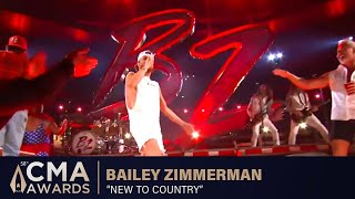 Bailey Zimmerman– “New to Country”  Live at CMA Awards 2024 [upl. by Schulze980]