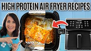 5 Healthy HIGH PROTEIN AIR FRYER Recipes [upl. by Dennie]