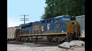 Railfanning Princeton Indiana August 2017 Vol 5 with NS 8105 [upl. by Rosalinda754]