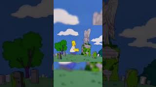 Homer finds his Mothers Grave But is completely clueless viralvideo thesimpsons [upl. by Ateiram301]