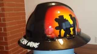 Buckhorn Mine custom hard hat [upl. by Annnora712]