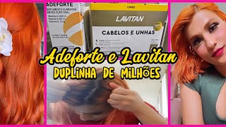 Resultado de 1 mês tomando Lavitan hair e Adeforte duplinha de milhõesprojeto rapuzel ruivo🥰👩‍🦰 [upl. by Auvil]