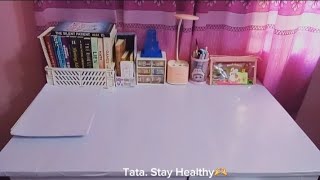 Desk Makeover✨  Minimalist Setup Desk organizations✨ [upl. by Aika132]