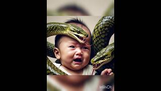 Snake biting babysnakebitingshortfeedshortfeed [upl. by Sad]