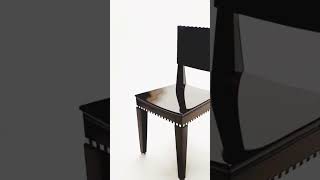 Wenge dining Chair Deco Inspired wwwcosmobarbarocom art wood design wenge decoration home [upl. by Browning]