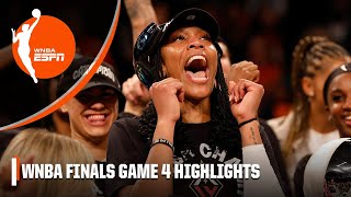 VEGAS WIN BACKTOBACK WNBA CHAMPIONSHIPS Aces vs Liberty Game 4 highlights 🏆 [upl. by Naitsabes]