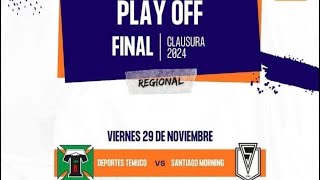 Final campeonato nacional play off categoria sub 16 Smorning vs deportes temuco [upl. by Akenot]