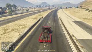 Grand Theft Auto V Online  Tow Truck Service Bolingbroke Penitentiary Parking [upl. by Kristoffer]