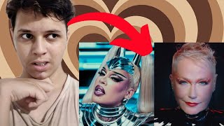 react Gloria Groove modo xuxa  part xuxa clipe oficial reaction [upl. by Fidellas]