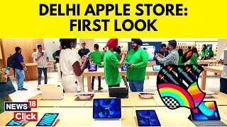 First Look At Delhis Apple Store In Saket  Apple Retail Store In Delhi Now  Apple Store In Saket [upl. by Mcquoid]