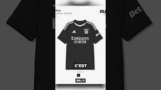 Le maillot exterieur de Benfica vient de LEAK 😱 Malheuresement cest pas ouf 🤢 benfica foot [upl. by Rodolphe]