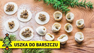 Uszka z grzybami 🎄 do barszczu wigilijnego ✨ [upl. by Bierman]