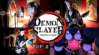 Demon Slayer OP2  Akeboshi Band Cover [upl. by Brynna]