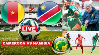 Cameroon vs Namibia 10 Live Africa Afcon Qualifiers Football Match Score Lions Highlights Direct [upl. by Elamaj507]