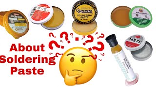 About Soldering Paste Very Useful Video [upl. by Hulbig]