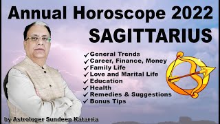 Sagittarius Horoscope 2022 Sagittarius Yearly Horoscope 2022 Sagittarius Yearly Predictions 2022 [upl. by Nonek]