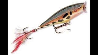 Rapala Skitter Pop topwater action [upl. by Pepper]