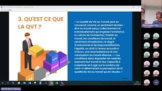 Replay du webinaire quotQualité de vie et des conditions de travail  définition enjeux et démarchequot [upl. by Solraced]