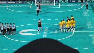 BLIND FOOTBALL  CÉCIFOOT Argentina vs Brazil PENALTY SHOOT OUT SEE WHO WINS  paris2024 [upl. by Sarette]