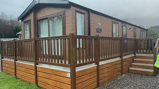 Swift Moselle Lodge 2019  Lomond Woods Holiday Park  Loch Lomond [upl. by Pessa]