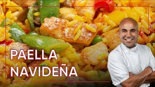 Paella Criolla Navideña  ¡El sabor de BORICUA en tu casa  Chef Piñeiro [upl. by Llehsam]