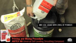 ARDITEX NA  Substrate Priming and Mixing Procedure [upl. by Hailahk825]